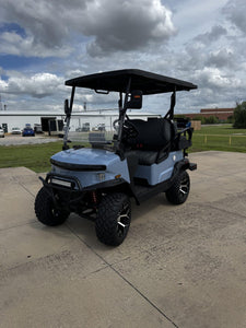 Denago Nomad XL 4 Passenger Lifted – Glacier Blue masekkgolfcars.