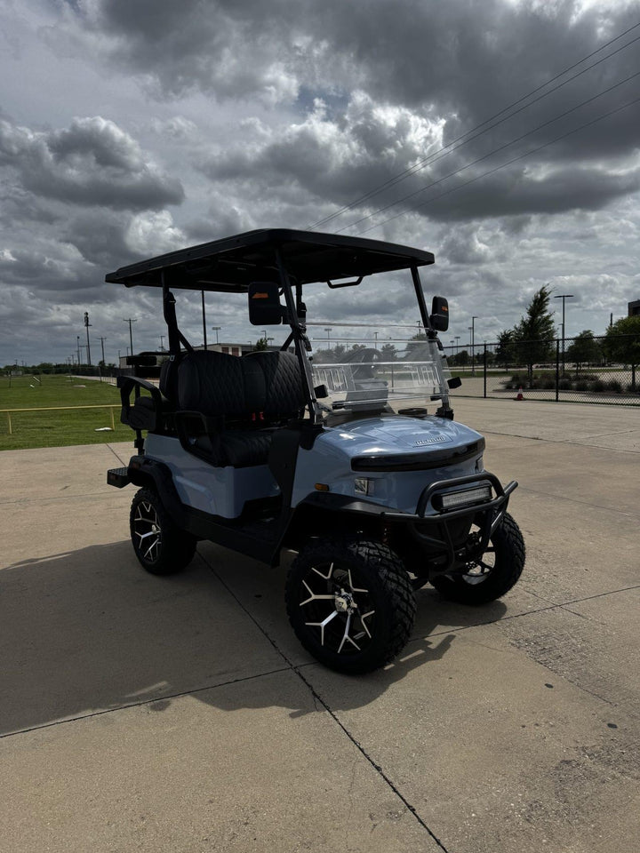 Denago Nomad XL 4 Passenger Lifted – Glacier Blue masekkgolfcars.