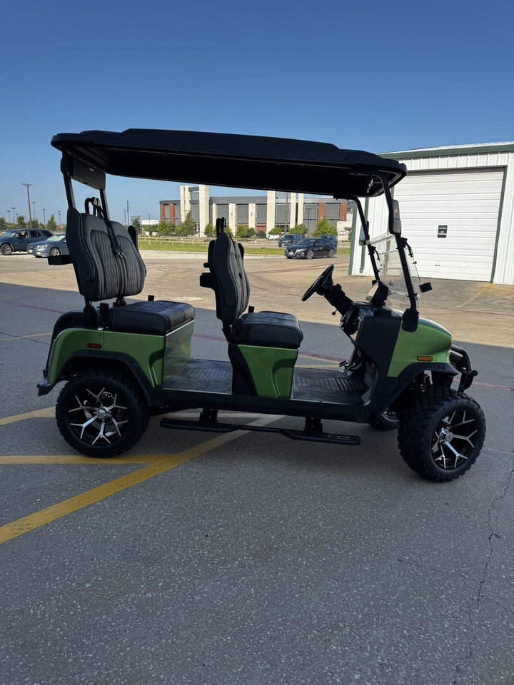 Denago Rover XL 4 Passenger Lifted – Java Green masekkgolfcars.