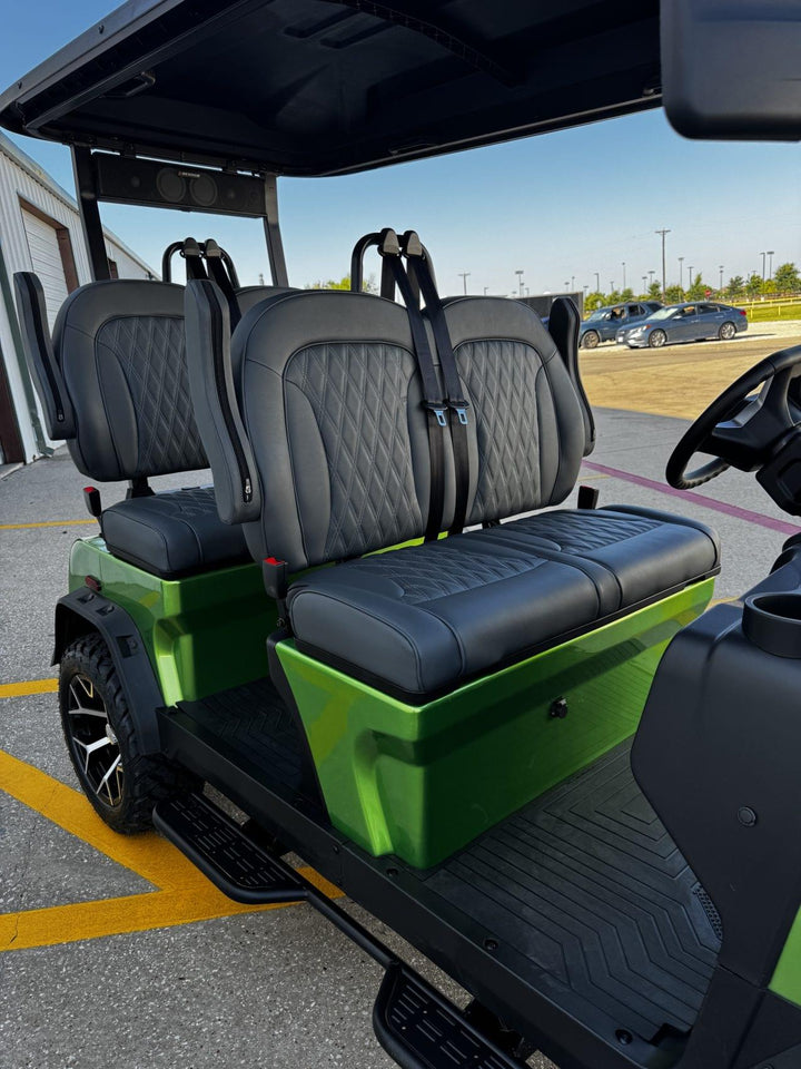Denago Rover XL 4 Passenger Lifted – Java Green masekkgolfcars.