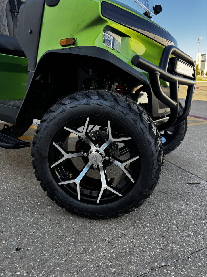 Denago Rover XL 4 Passenger Lifted – Java Green masekkgolfcars.