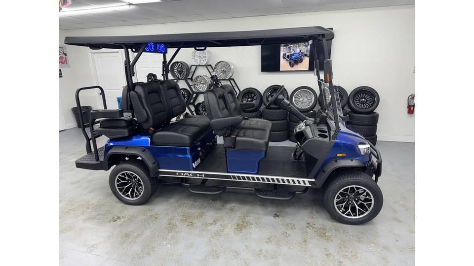 2026 DACH Apollo 4+2 Electric Golf Cart | 6-Passenger Lithium EV masekkgolfcars.